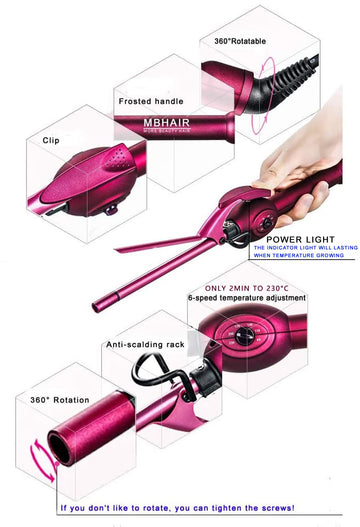 MBHAIR calentamiento PTC suave y estable para menos daño
