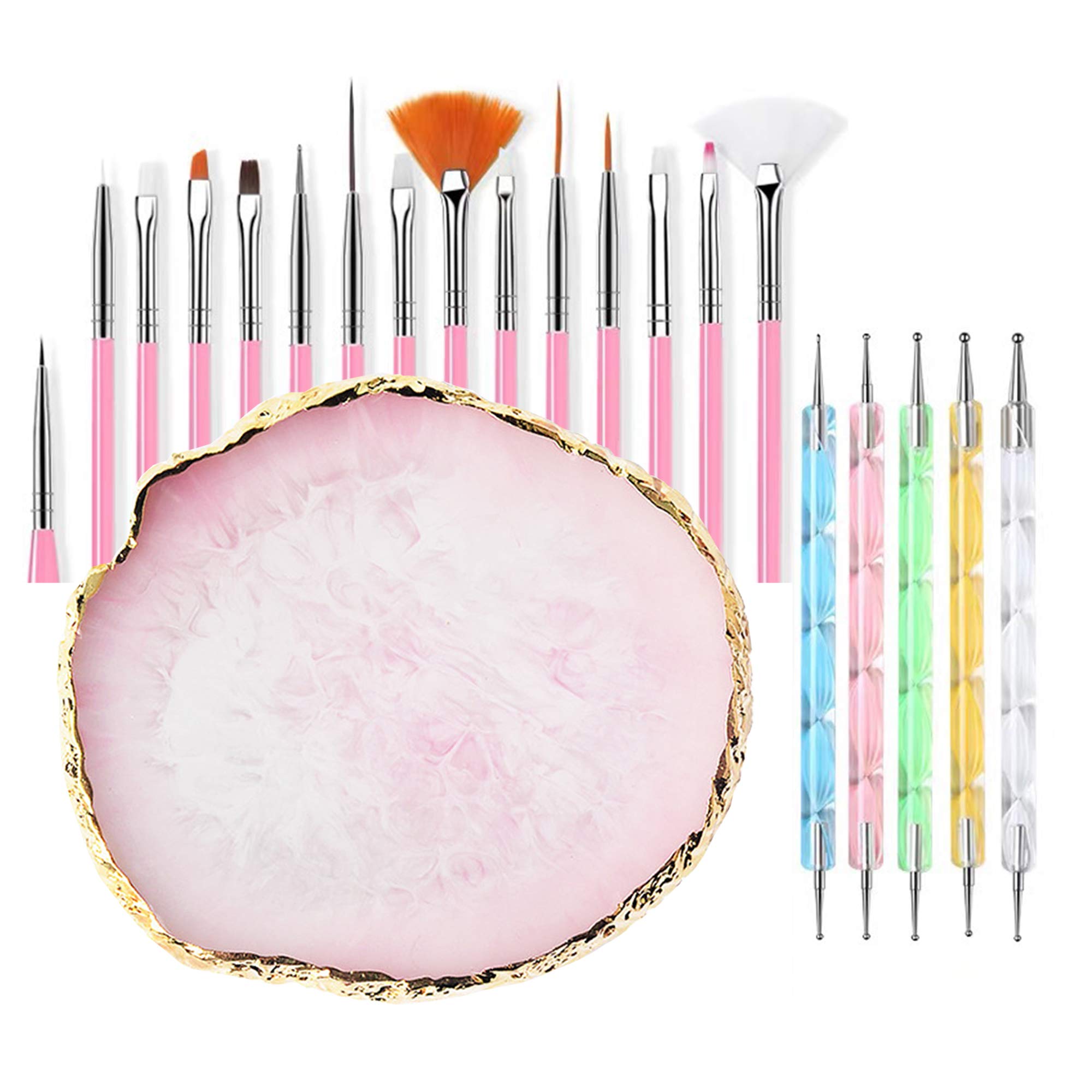 Mcduyant kit completo de pinceles para arte de uñas, para diseños detallados.