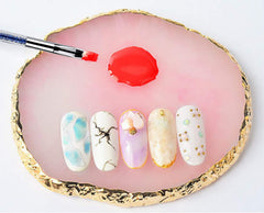 Mcduyant paleta de resina para arte de uñas, facilita mezcla y aplicación.