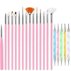 Pincel delineado para uñas fino de Mcduyant, ideal para líneas precisas.
