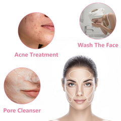 MCIGICM limpiador facial de silicona, elimina residuos de maquillaje con delicadeza