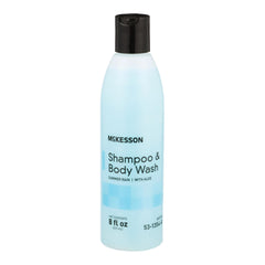 McKesson gel de baño y champú con aloe, botella 8 oz, para piel sensible y cabello suave
