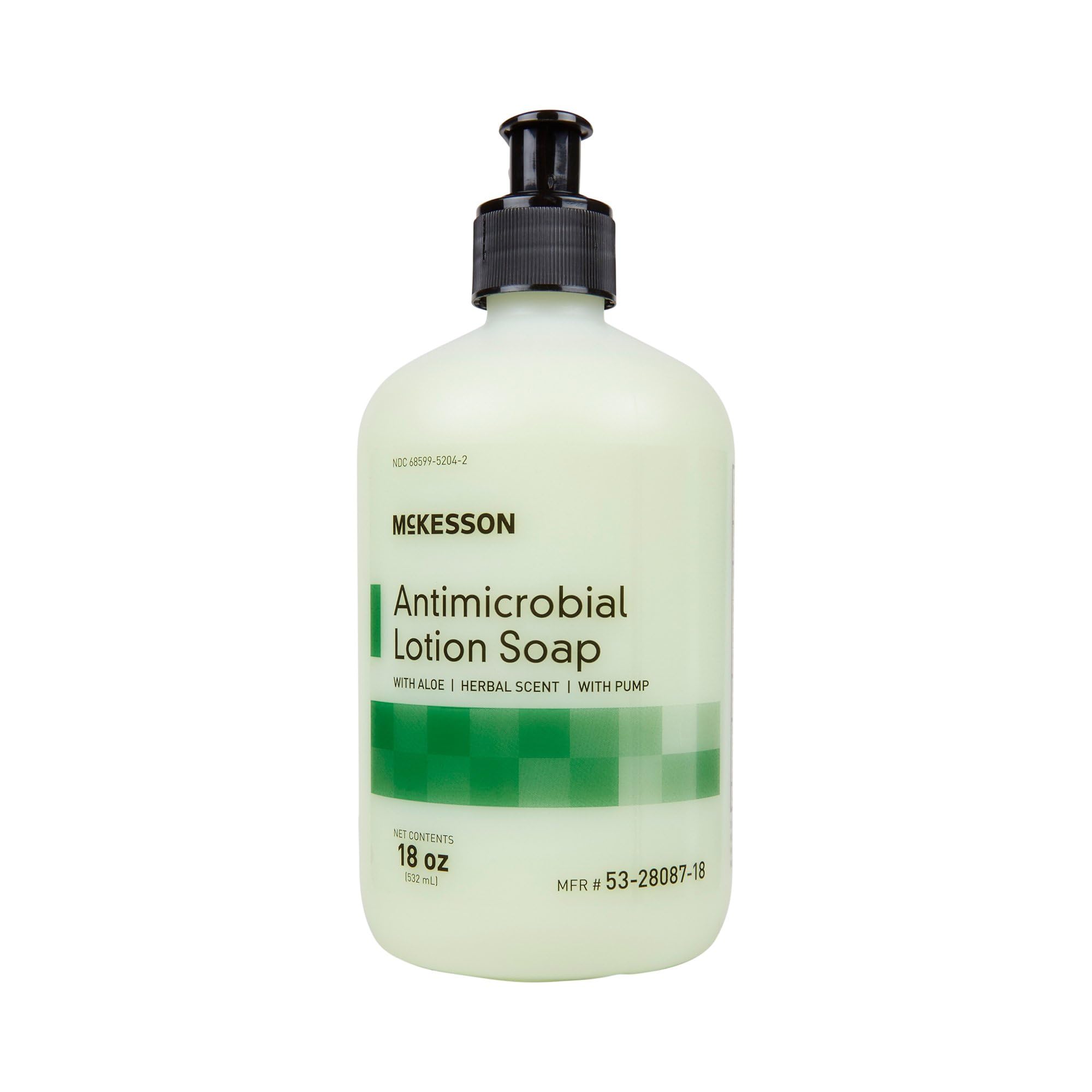 McKesson Jabón antimicrobiano crema espumosa en manos durante el lavado.