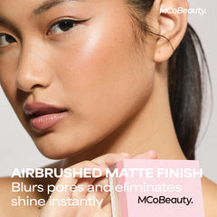 MCoBeauty crease-free long-wear powder over foundation for smoothness