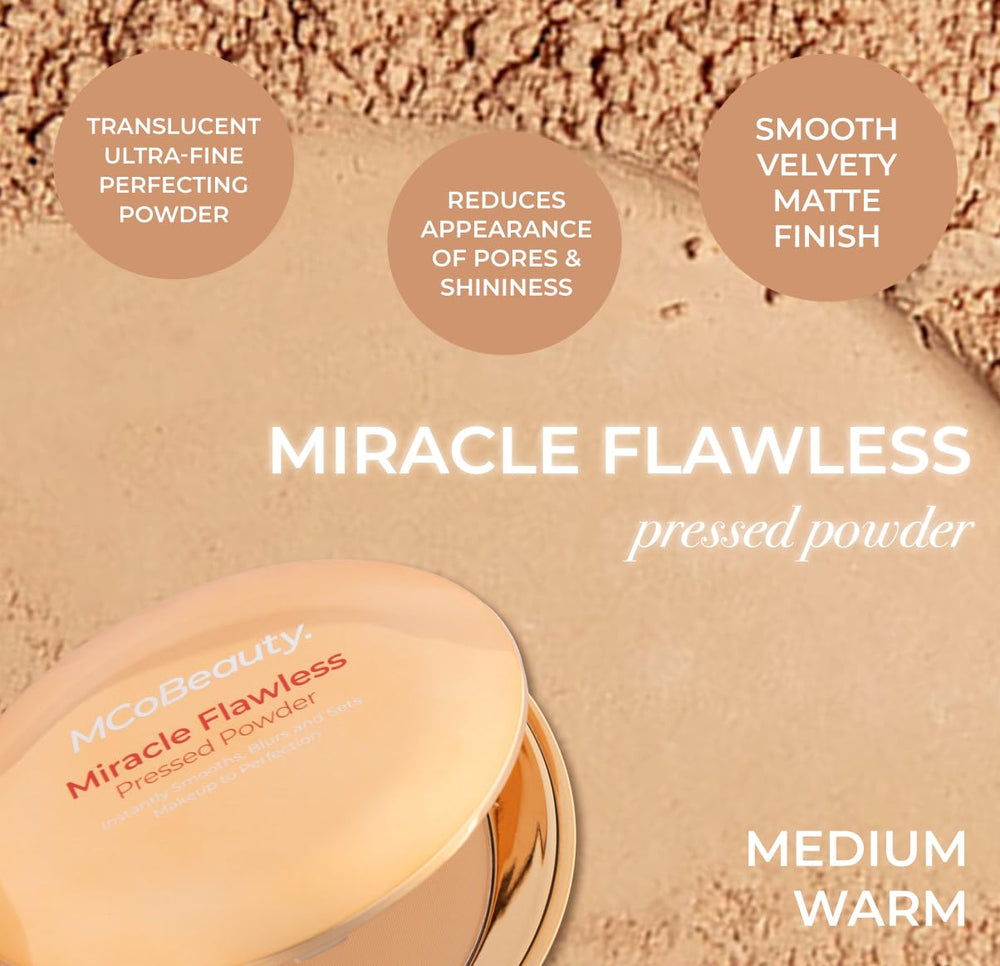 Fini naturel et pores floutés avec Miracle Flawless sur peau nue ou maquillée.