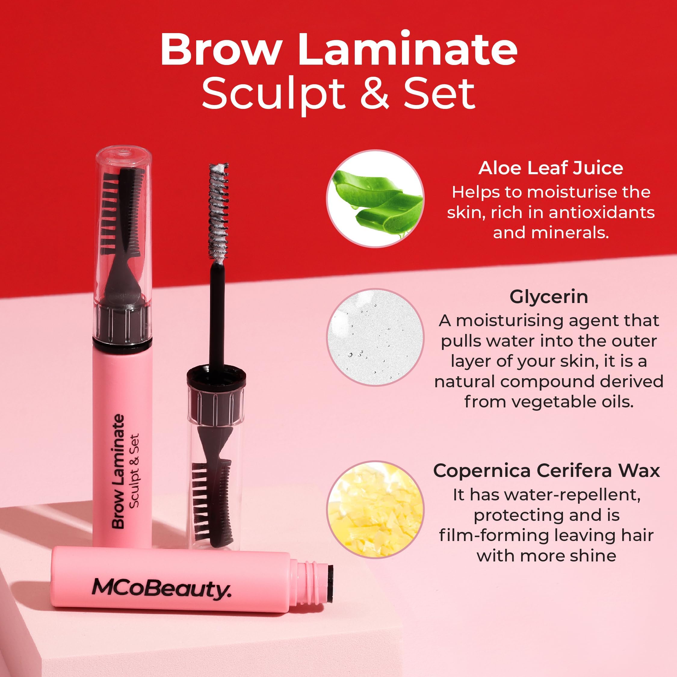 MCoBeauty fijación diaria flexible para cejas sin esfuerzo