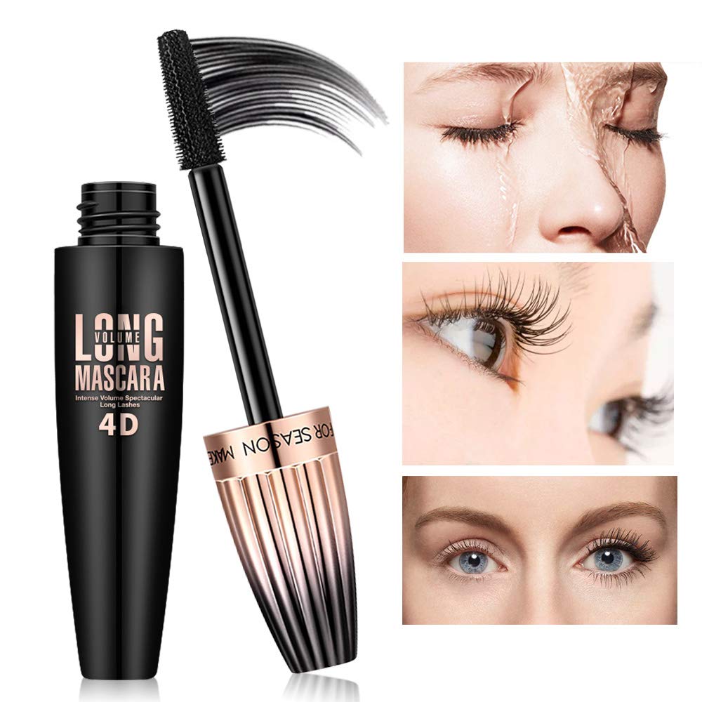 Mcukv 4D Silk Fiber Lash Mascara value with 2-pack