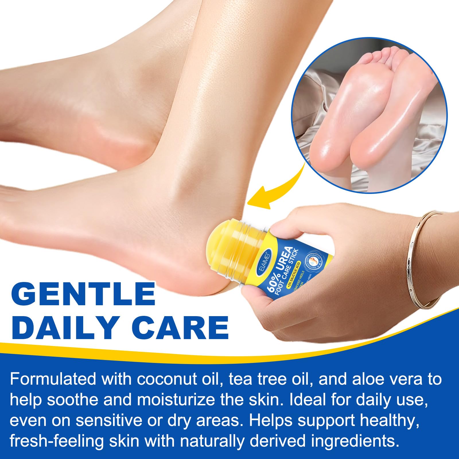Uso diario de Mcukv Urea60: piel suave y protegida