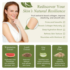 Formulation sans parfum de Crepe-Ease adaptée aux peaux sensibles.
