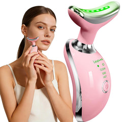 Mdewirt Masaje facial cuello con calor para tonificar y relajar músculos faciales.