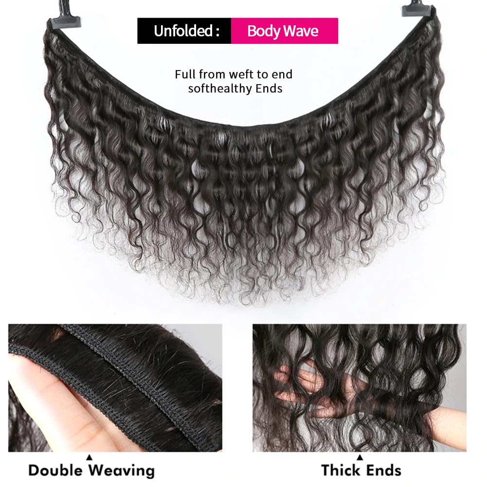 MDL efecto de onda corporal, ondas definidas para look natural.