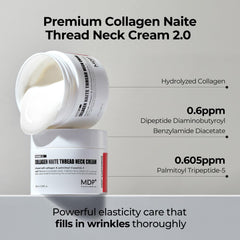 MDP+ Crema de cuello con hilos 2.0: aplicación suave en cuello y décolleté.