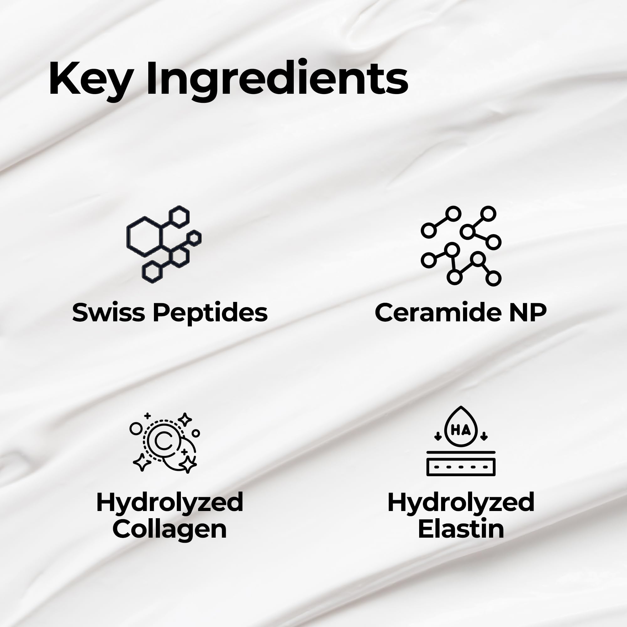 MDP+ Crema de cuello con hilos 2.0: textura ligera que se absorbe rápido.