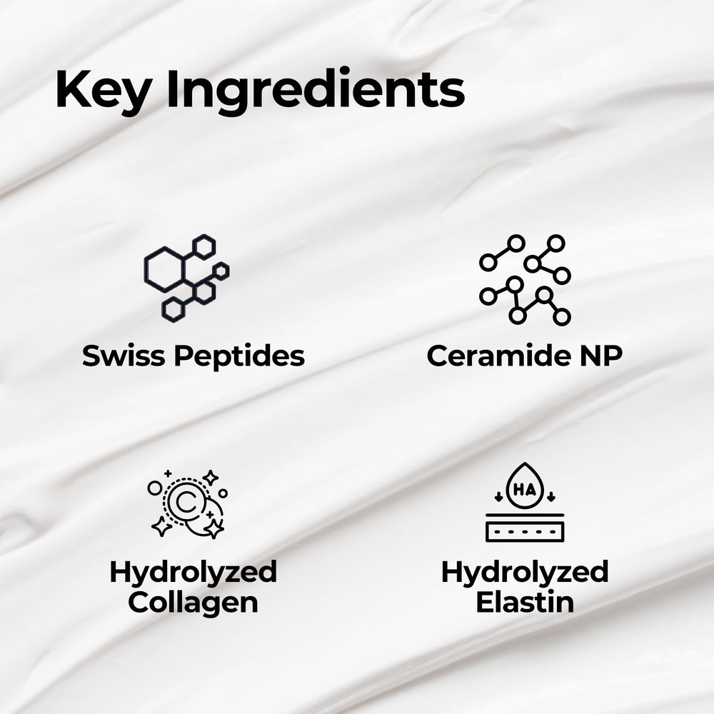 MDP+ Crema de cuello con hilos 2.0: textura ligera que se absorbe rápido.
