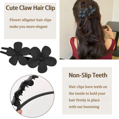 Mdscve clip floral plana verde ideal para conjuntos primaverales