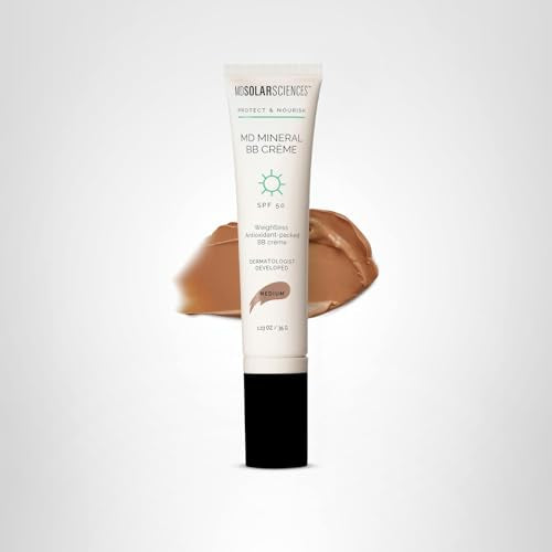 MDSolarSciences Mineral BB Creme uso diario ligero para piel uniforme y protegida.
