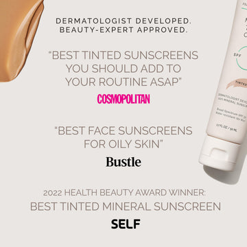 MDSolarSciences crema tintada mineral SPF 30: aplicación uniforme que nivela el tono