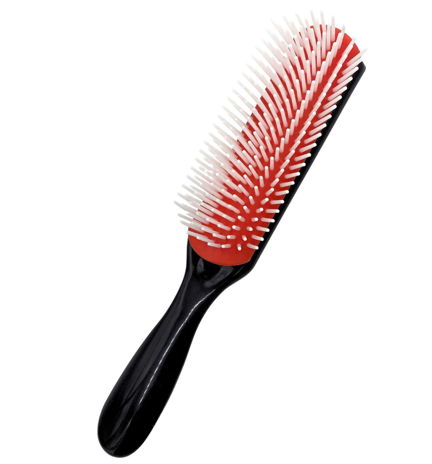 MDSTYLE cepillo desenredante de 9 filas para cabello rizado, facilita el desenredo y define rizos.