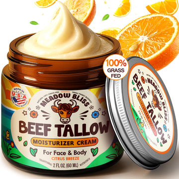 Meadow Bliss beef tallow whipped cream texture delivers deep hydration