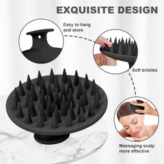 Meartchy masaje-cabelludo con silicona para limpiar y estimular suavemente.