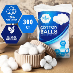 MED PRIDE bolitas de algodón para maquillaje, remoción suave y limpieza de piel.
