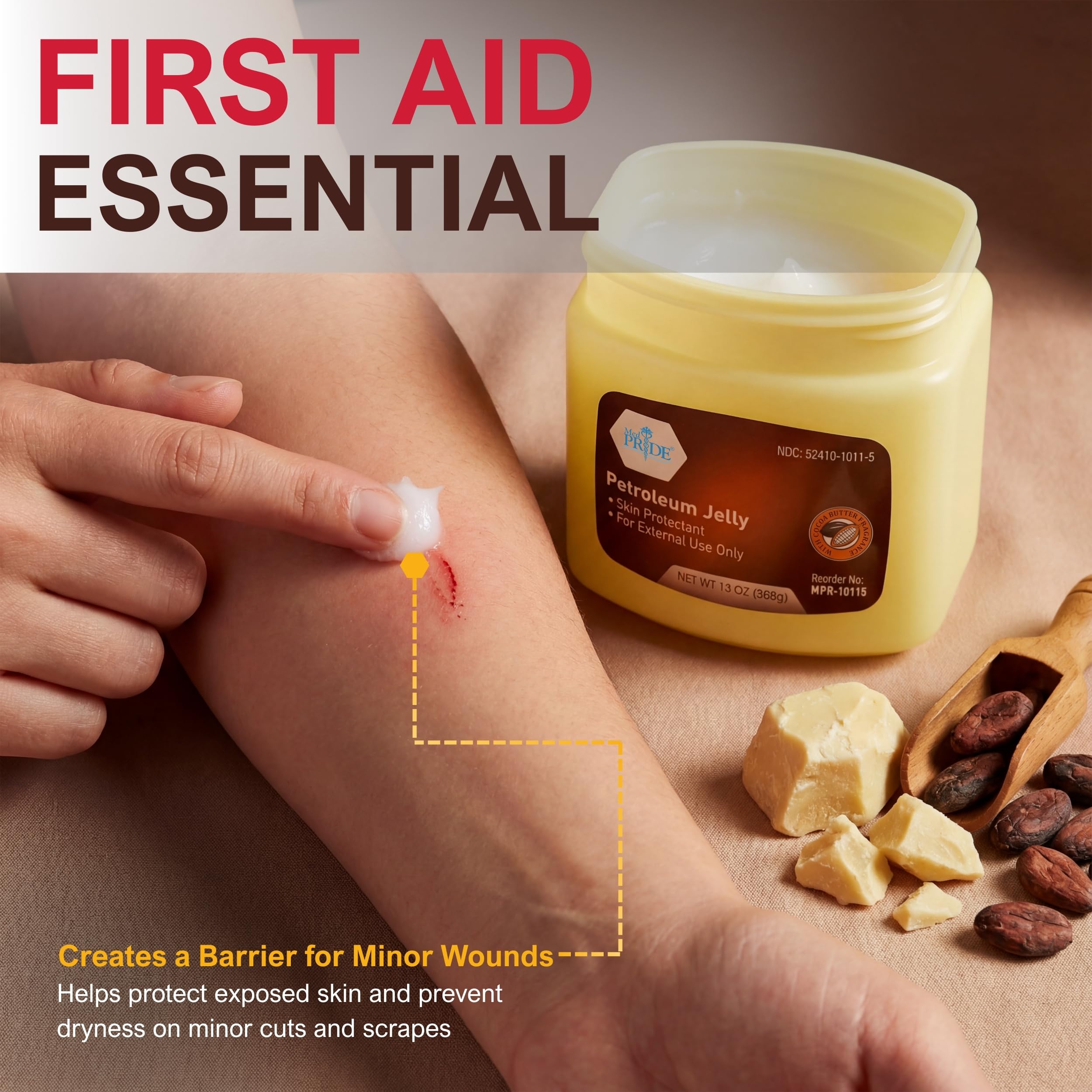 MED PRIDE aroma cacao suave para experiencia de uso agradable.