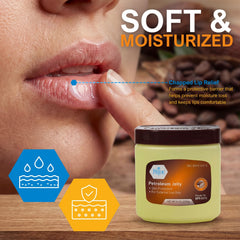 Labios agrietados con Med Pride Vaselina de cacao, alivio suave