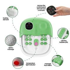Medical king Foot Spa con control remoto para ajustar calor y masaje.