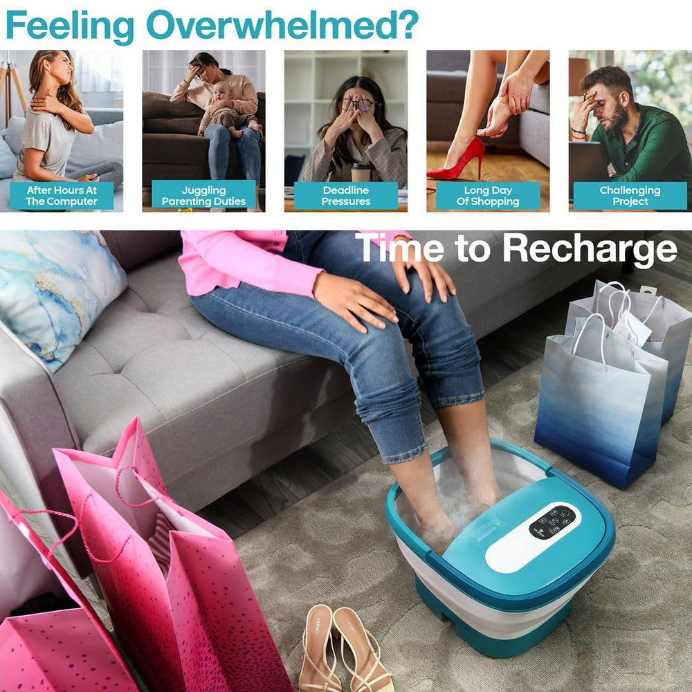 Medical king Foot Spa portátil para usar en casa o en la oficina