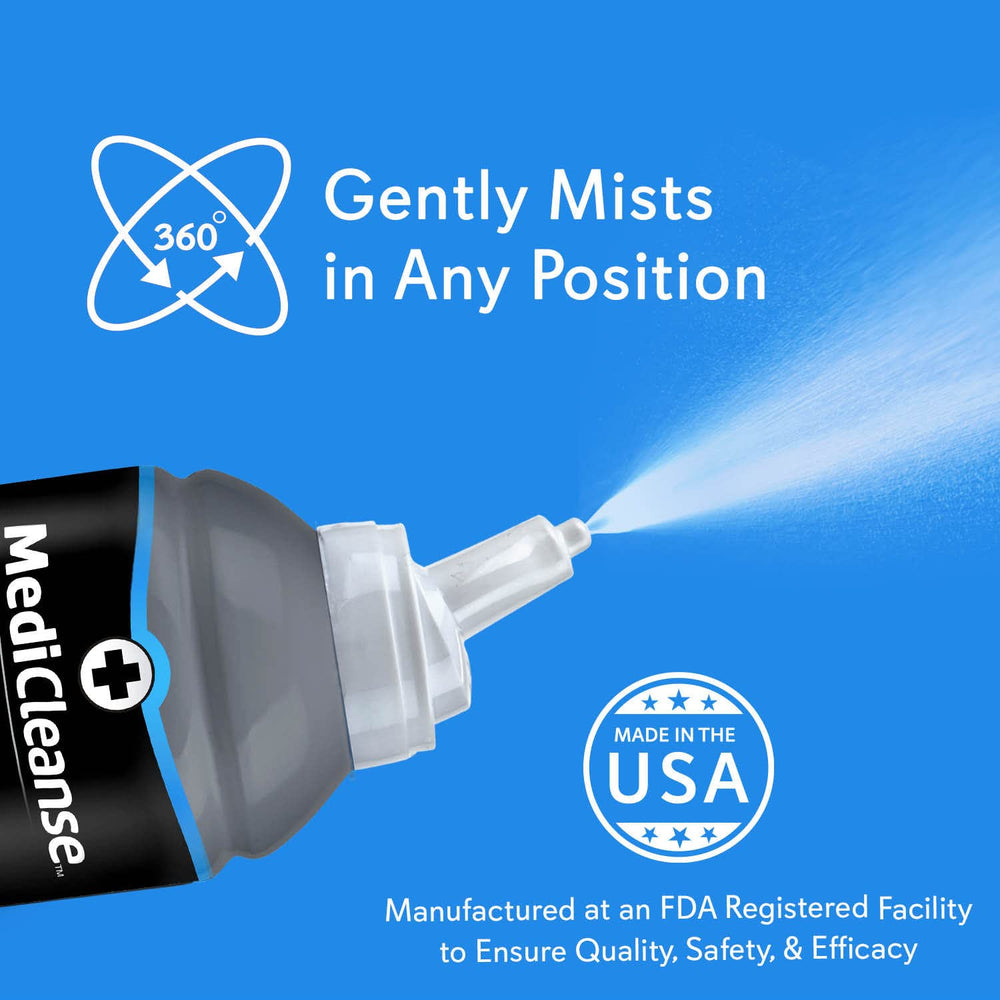 MediCleanse vegan-friendly all-natural spray ready for daily care