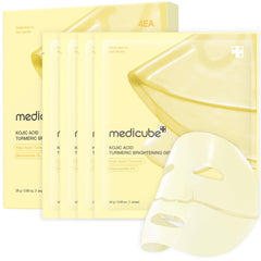 Medicube ácido kojico y cúrcuma: gel dorado nocturno que aporta brillo e hidratación.