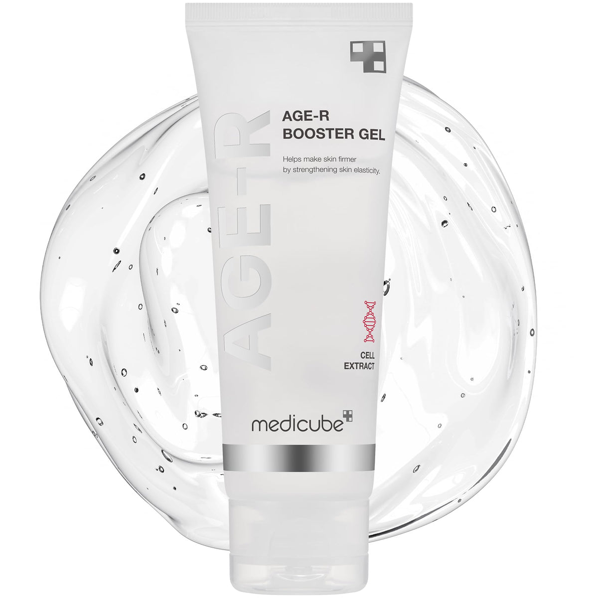 Medicube Age-R Booster Gel Serum bottle shown for everyday hydration and nourishment.