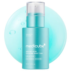 medicube serum azelaico con exosomas 7500, hidratación profunda para piel suave y uniforme