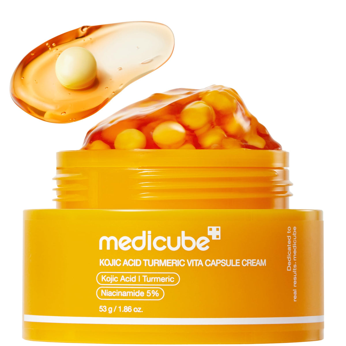 Medicube Capsule Cream envase elegante para la rutina diaria.