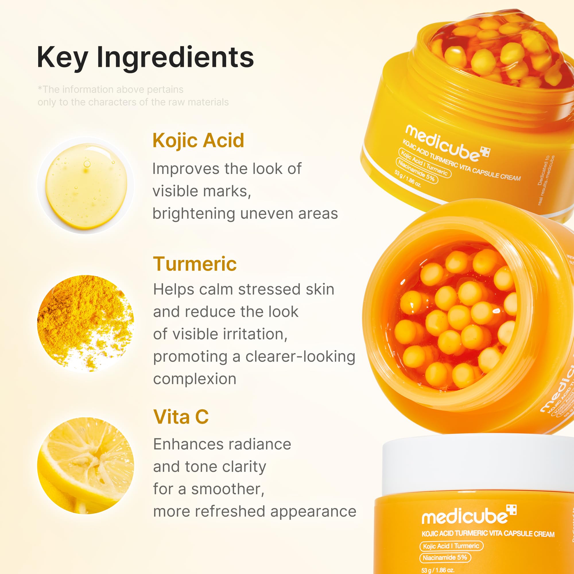 Medicube Capsule Cream mezcla cápsula y gel para textura personalizada.