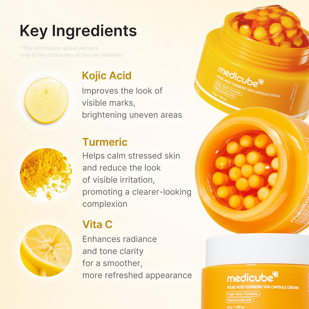 Medicube Capsule Cream mezcla cápsula y gel para textura personalizada.