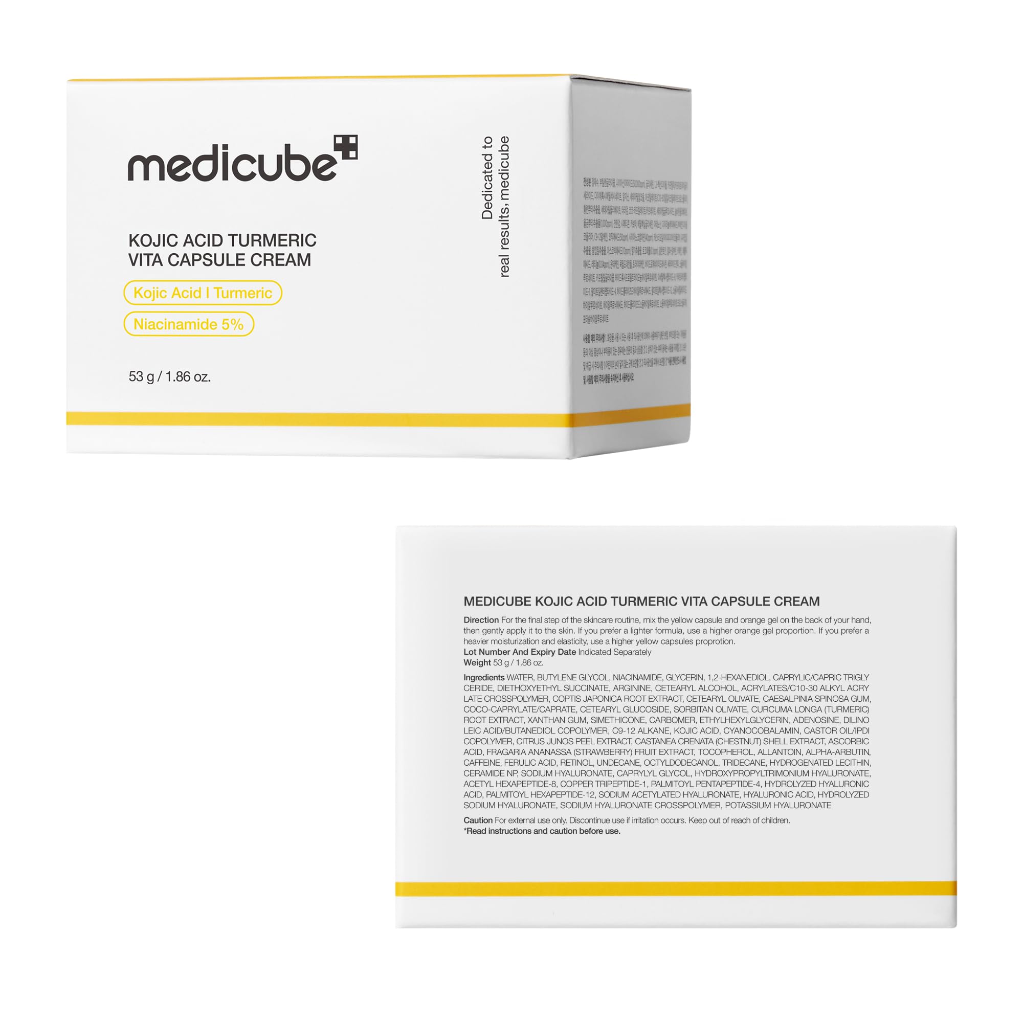 Medicube Capsule Cream rutina coreana para cuidado suave.