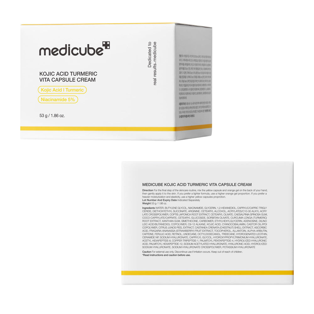 Medicube Capsule Cream rutina coreana para cuidado suave.