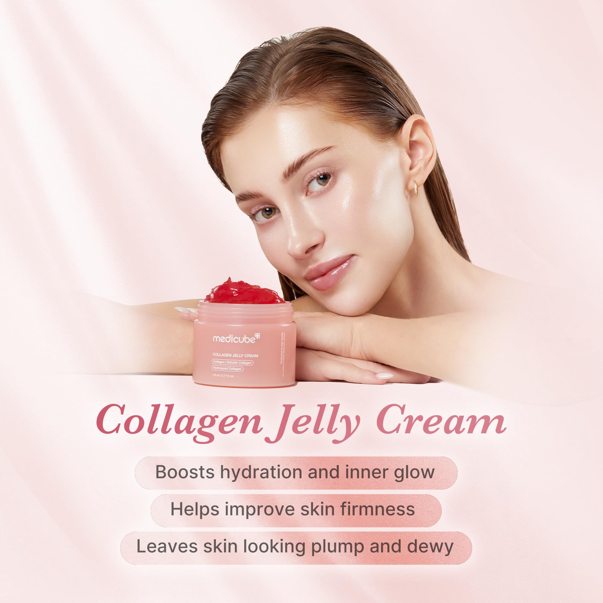 Medicube crema gelatina con colágeno, niacinamida, soporte para la barrera cutánea.