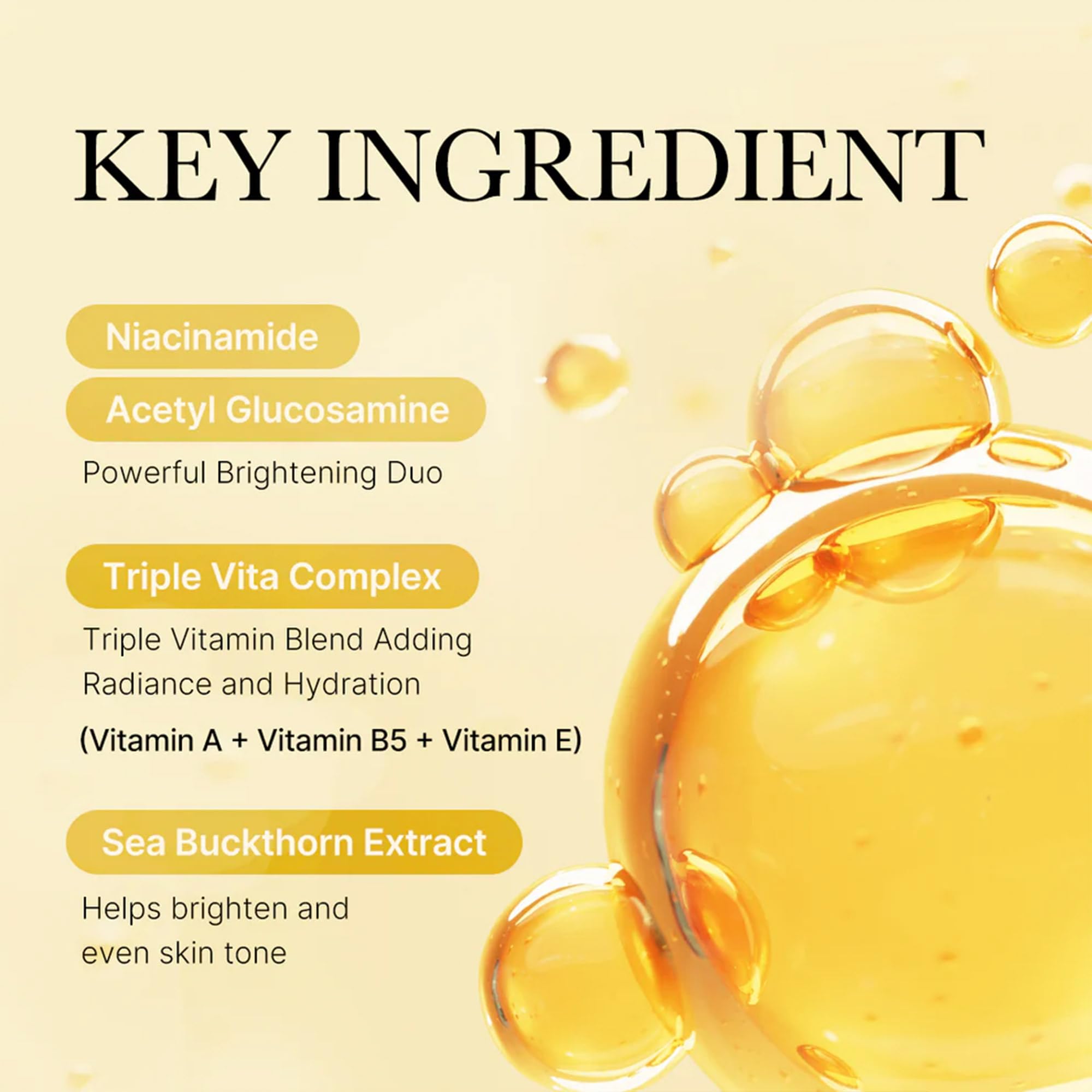mascarilla medicube deep vita c, ingredientes de tres vitaminas para luminosidad