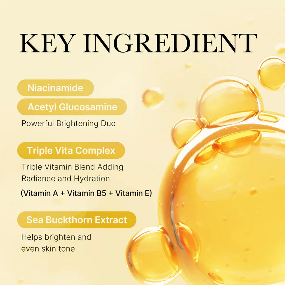 mascarilla medicube deep vita c, ingredientes de tres vitaminas para luminosidad