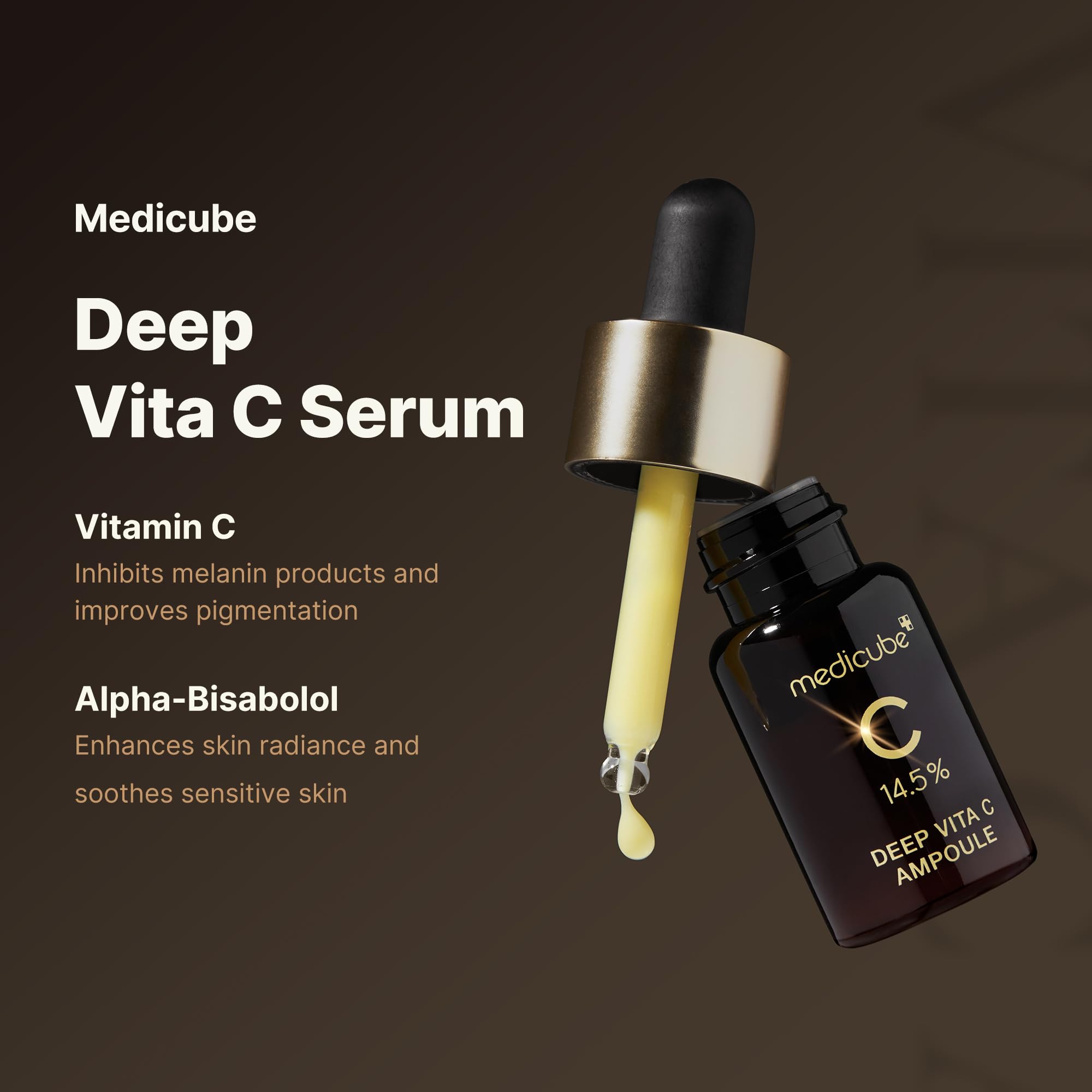 Medicube Deep Vita C Serum 2.0, textura de agua que se siente ligera.