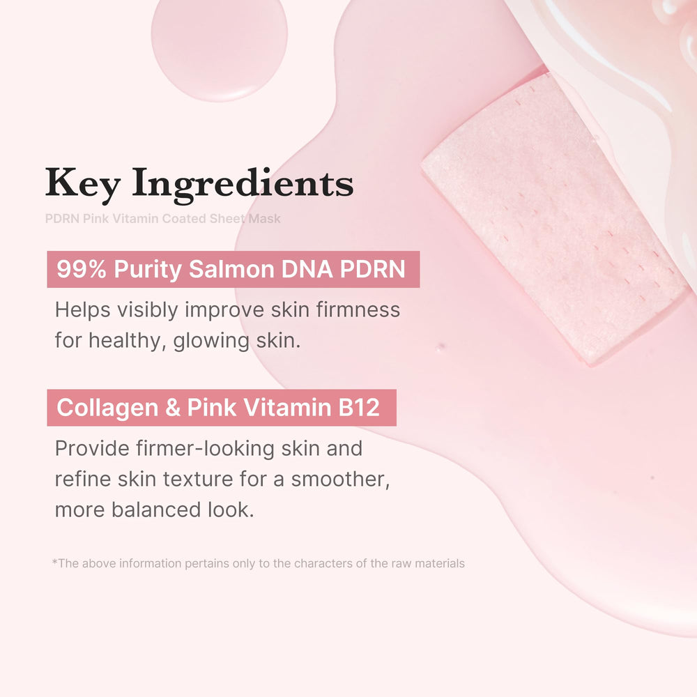 Medicube hydrolyzed collagen and Vitamin B12 nourish skin.