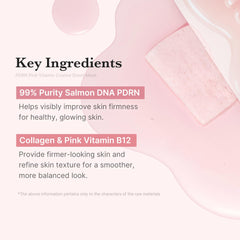 Medicube hydrolyzed collagen and Vitamin B12 nourish skin.