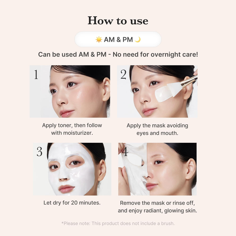 Medicube Mascarilla aplicación fácil para rutina diaria de cuidado facial.