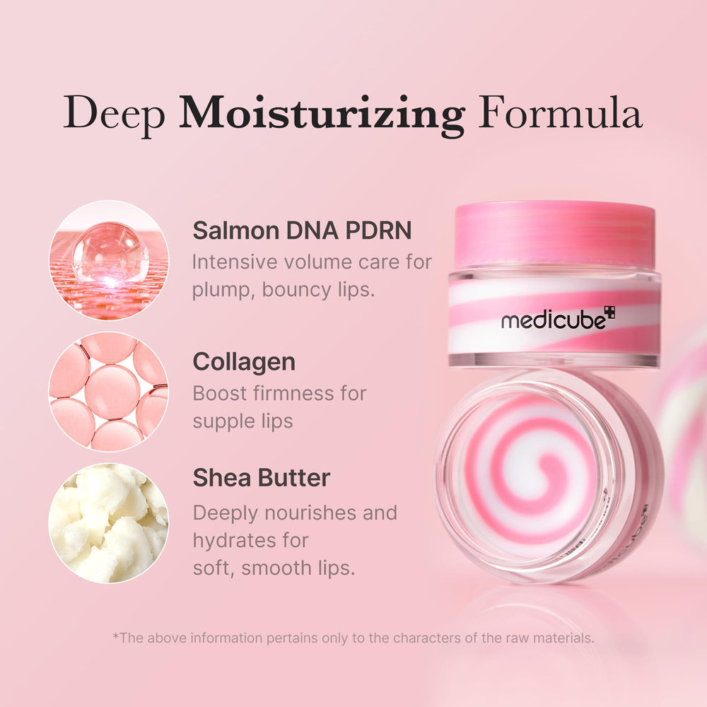 Hidratación nocturna con medicube PDRN lip sleeping mask para labios