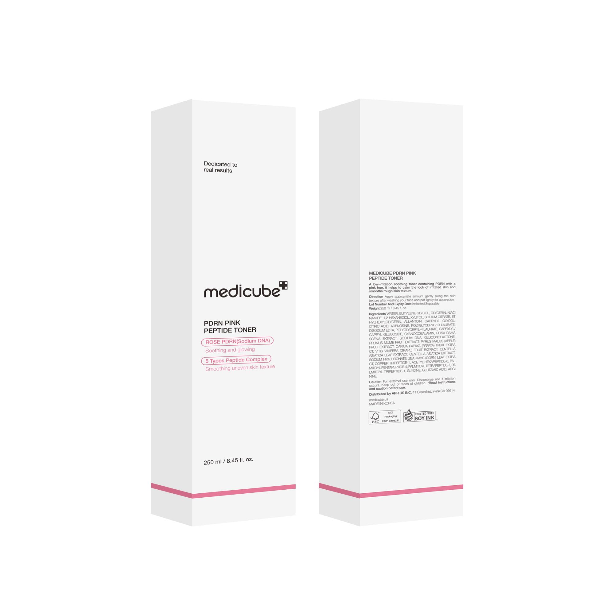 Medicube PDRN Rosa Tónico: apto para piel sensible, mixta o grasa