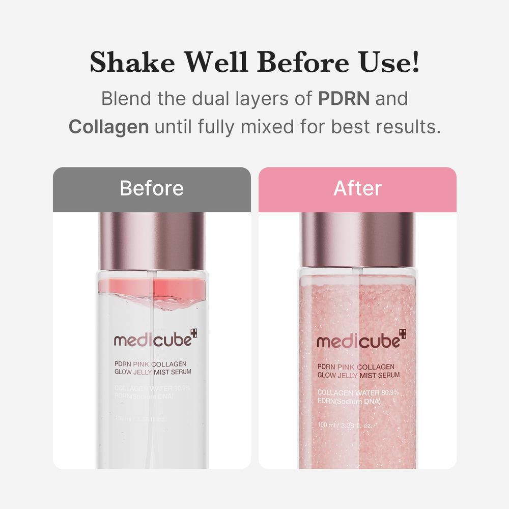Medicube Pink PDRN, hidratación rápida para rostro fresco en minutos.
