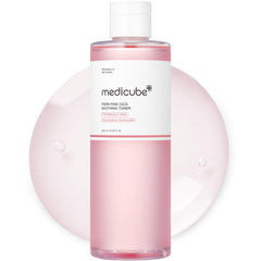 Medicube Salmon DNA PDRN tonico en botella, mejora textura y brillo natural.