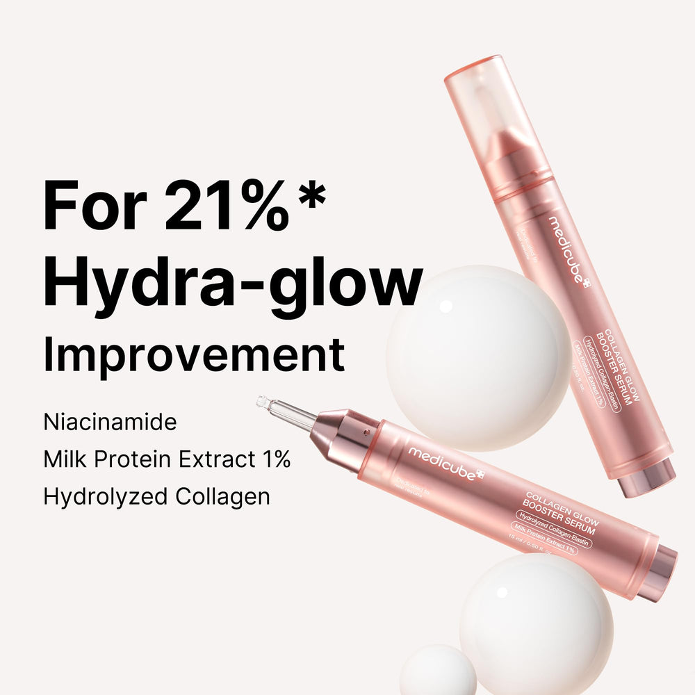 Medicube Collagen Glow Serum, ceramida NP fortalece la barrera cutánea.
